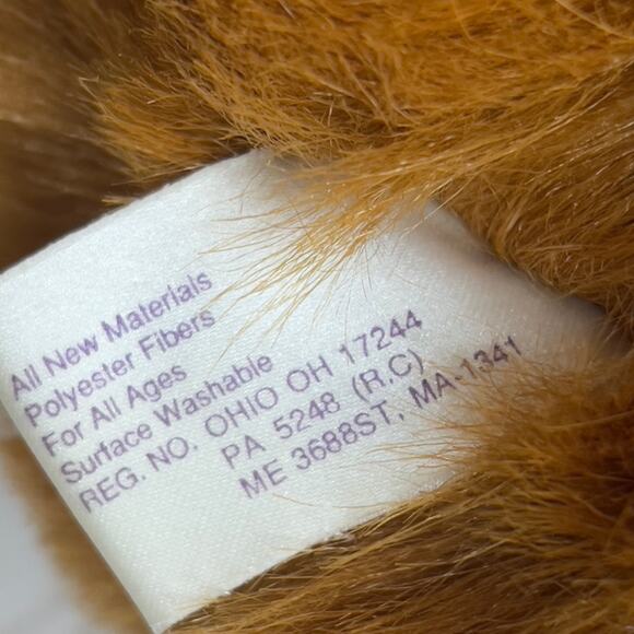 Vintage Soft Classics 1995 Large Russet Brown Stuffed Plush Bear Toy's R US - Picture 9 of 16